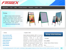 Tablet Screenshot of frimex.pl